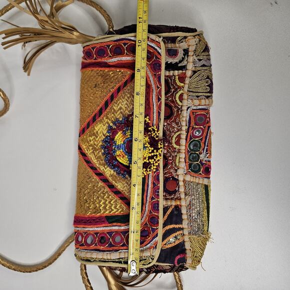 Vintage Tribal Banjara Indian Handmade Ethnic Women Purse Designer Shoulder Bag - Picture 5 of 11